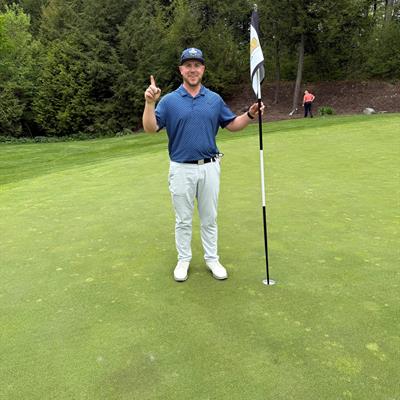 Rob Kwiet 
May 14, 2025 - Hole 12 
Blue Tees 
9 Iron