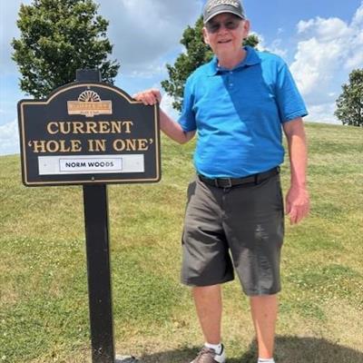 Norm Woods 
June 14th - Hole 9 
White Tees 
3 Wood